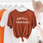 SMALL TOWNER Graphic T-Shirt: HEATHER MAUVE / L
