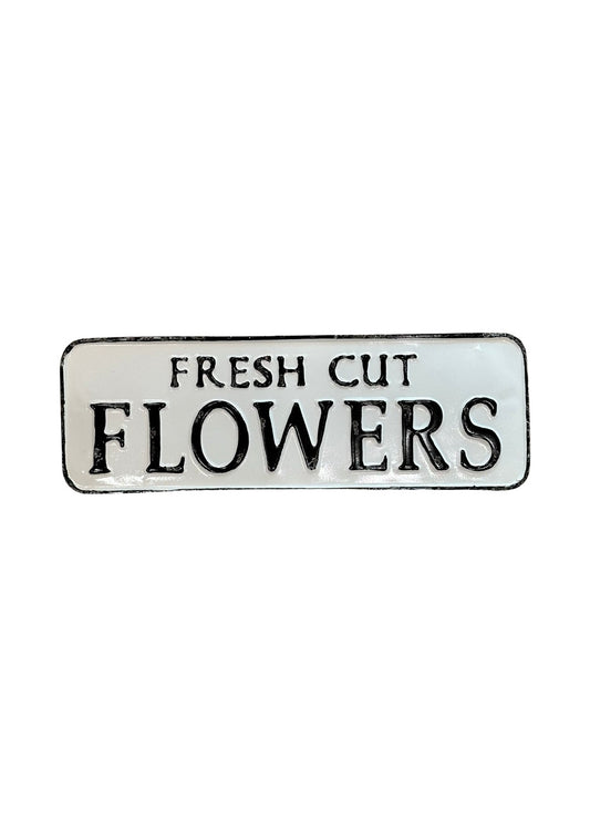 Fresh Cut Flower Sign