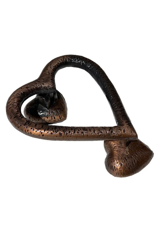 Heart Door Knockers - Copper