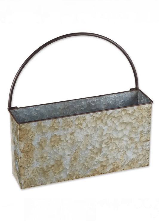 Rectangle Galvanized Wall Planter