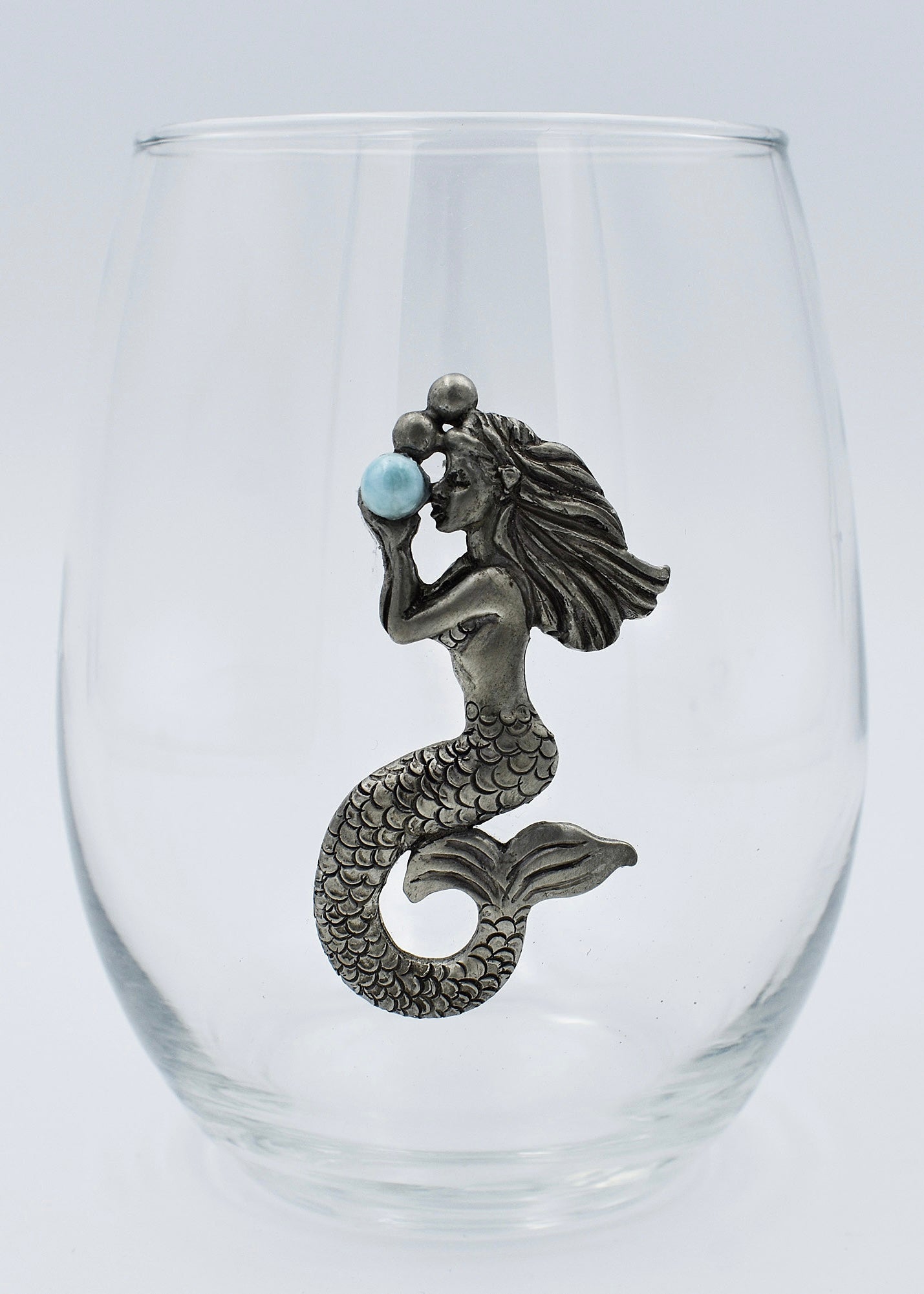 Mermaid wine glass