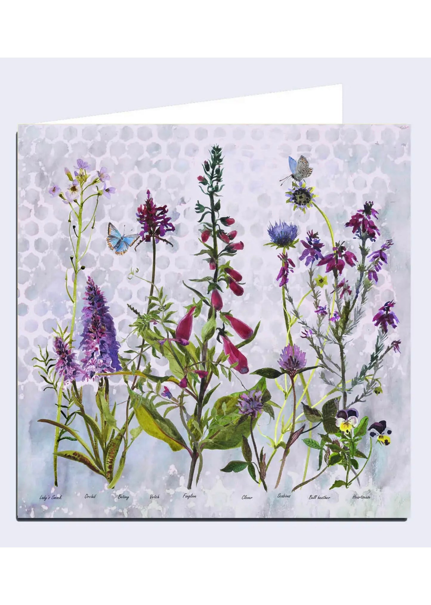 Wildflowers 'The Purples' Greeting Card
