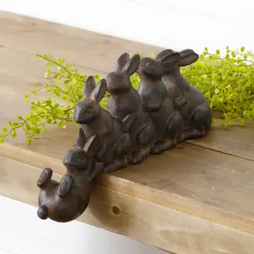 Shelf Sitter - Rabbits playing