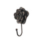 Rustic Copper Cast Iron Decorative Rose Hook