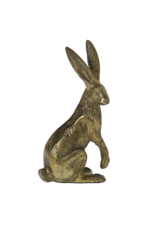 Bea Bunny - Antique-Gold 2.25" x 7"