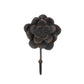 Rustic Copper Cast Iron Decorative Rose Hook