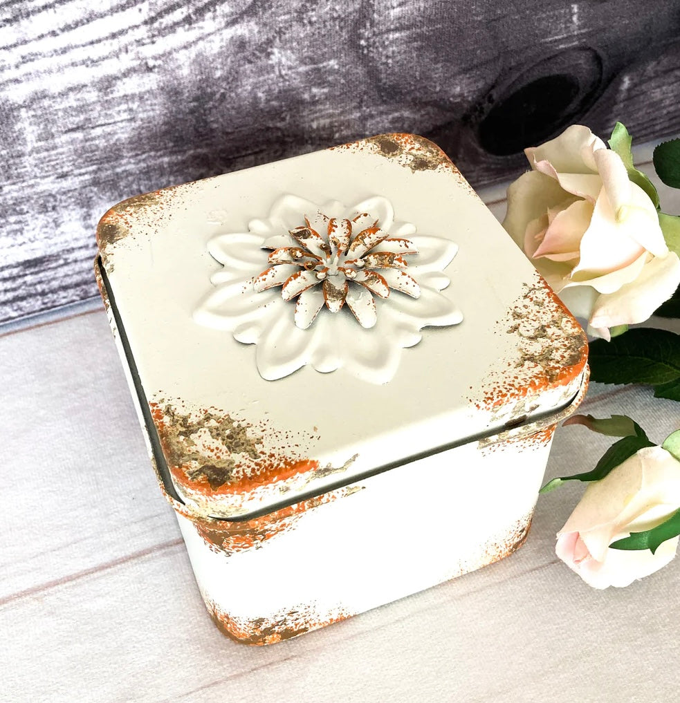 Flower Square Container